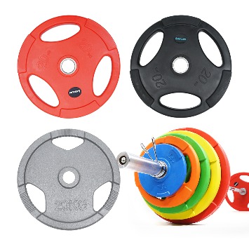 EGOJIN 중량원판 - 고무 우레탄 바벨 원판 이미지